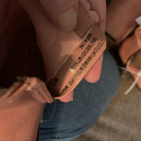 Cat & Jack Baby Toddler Girls Size  7 Boots - Picture 7 of 10